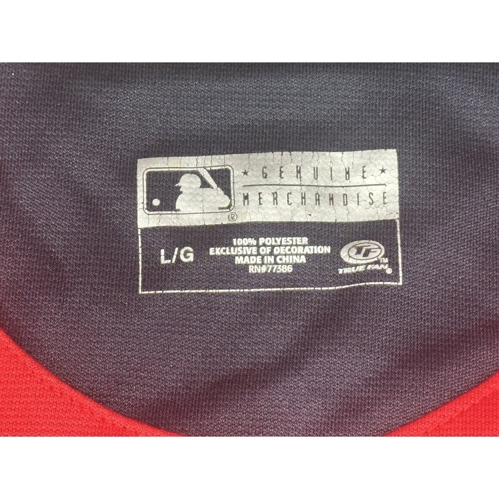 St Louis Cardinals Jersey Boys Large MLB Baseball True Fan Button Up Shirt - Picture 6 of 8
